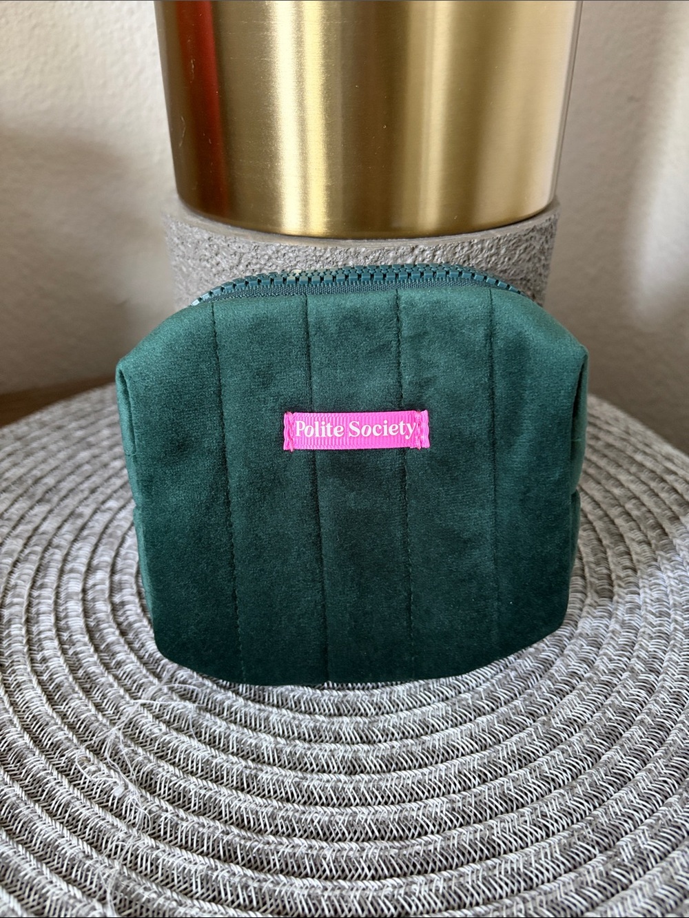 ❤️$2 NWT Polite Society Mini Cosmetic Bag